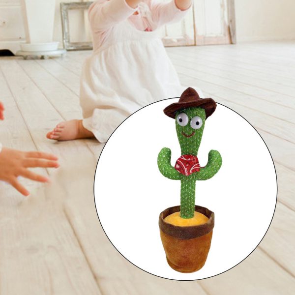 Dancing Cactus Toy With Hat