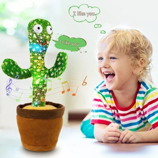 Dancing Cactus Toy With Hat