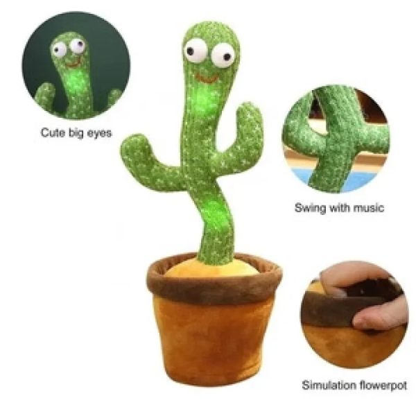 Dancing Cactus Toy With Hat